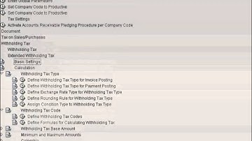 SAP Withholding Tax During Invoice Posting