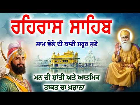 Rehras sahib / ਰਹਿਰਾਸ ਸਾਹਿਬ ਪਾਠ / Rehras Sahib Full Path / Rehras Sahib Nitnem #wmk #rehrassahib