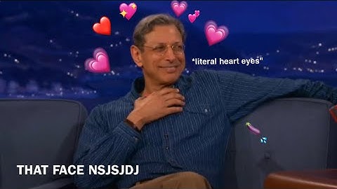 Jeff Goldblum and Conan O