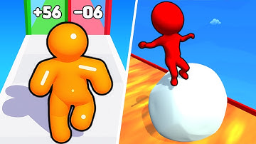 Snow Race 3D Vs Tall Man Run - All Level Gameplay Android,iOS - NEW UPDATE