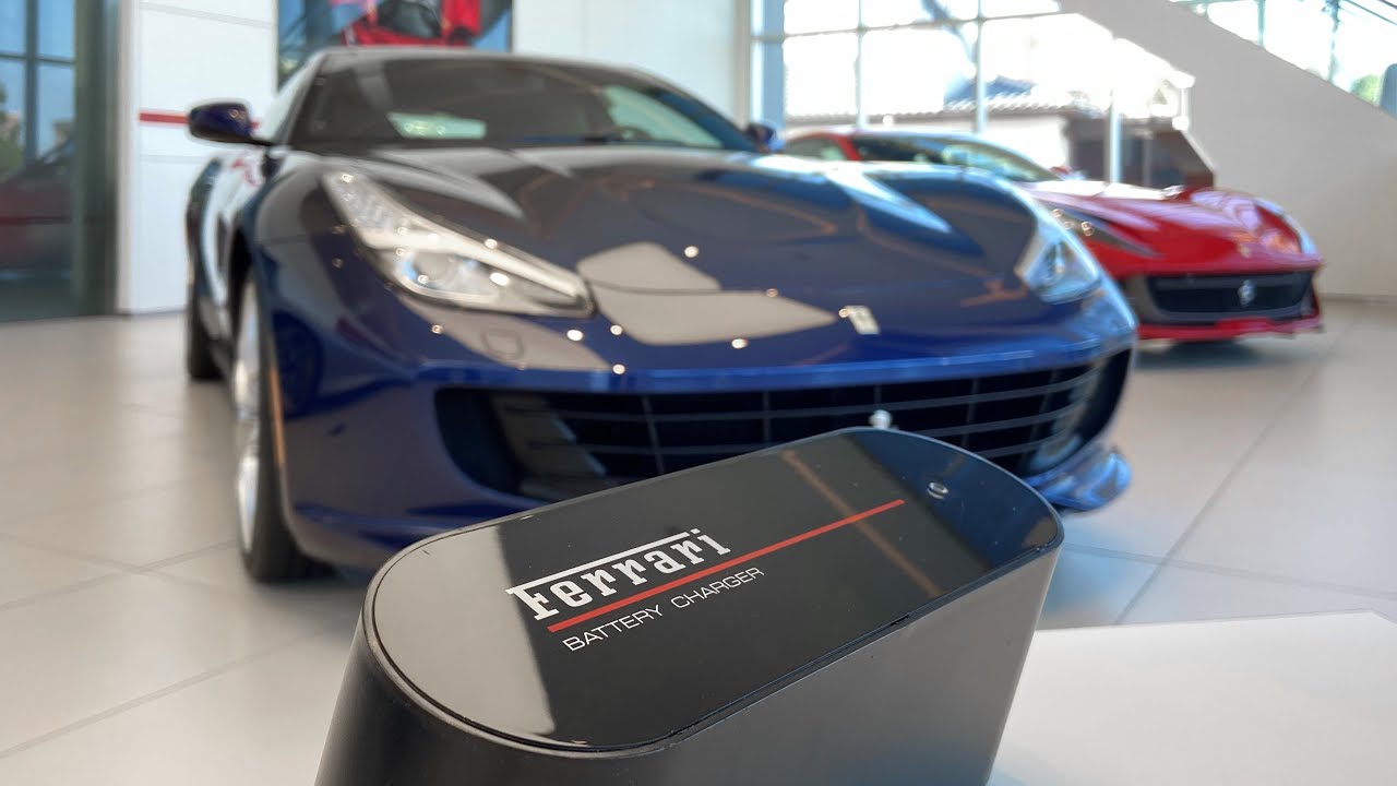 How To Connect A Ferrari Battery Charger - YouTube