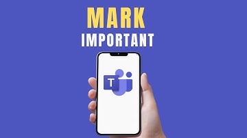 HOW TO MARK A MESSAGE AS IMPORTANT IN MICROSOFT TEAMS