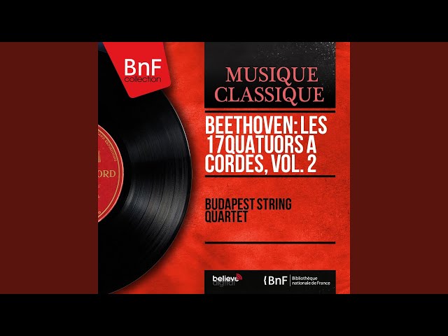 Beethoven - Quatuor à cordes n°10 "Les Harpes" : Quatuor Alban Berg