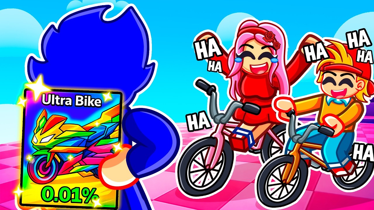 Me Hice pasar por NOOB en BIKE OBBY, Luego Usé la BICI del 0,01%…