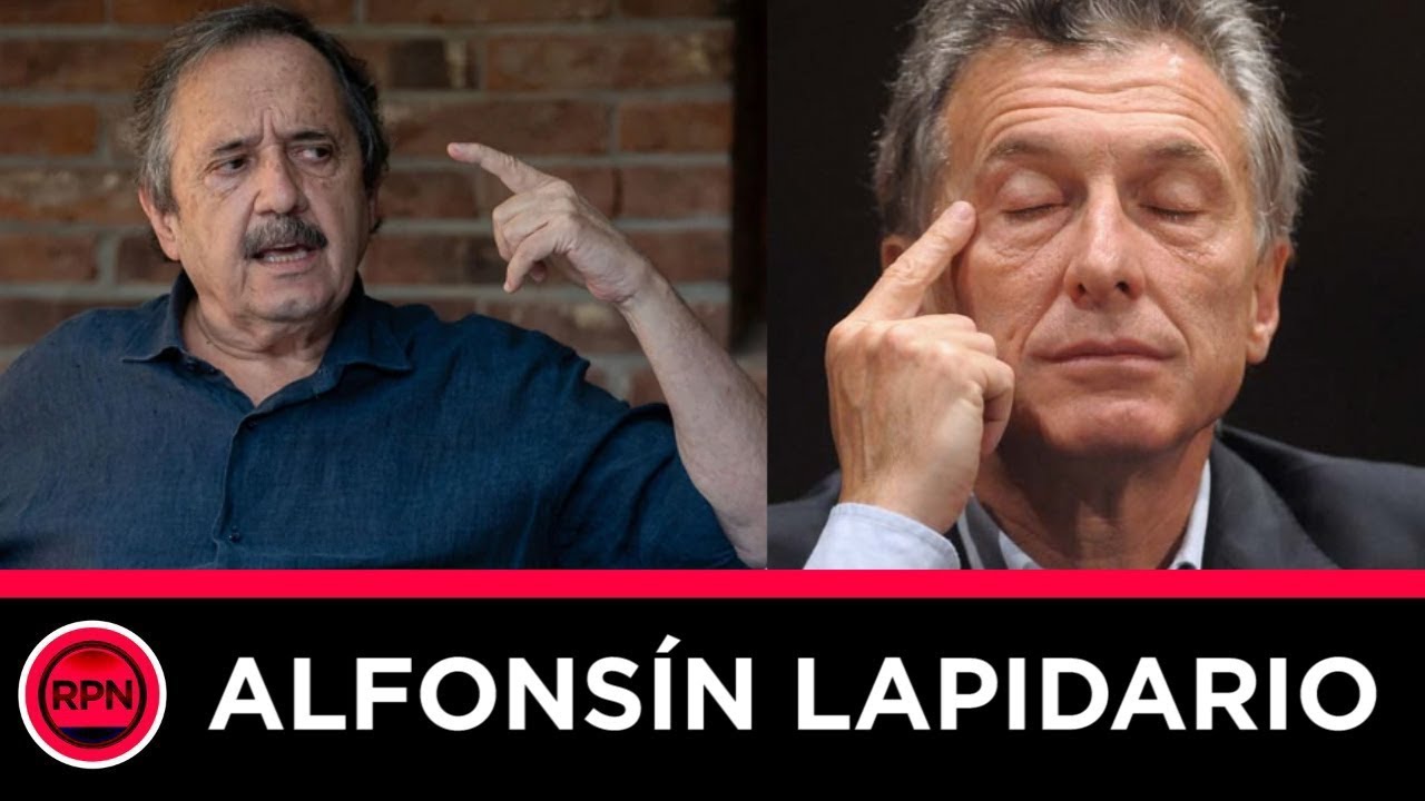 Ricardo Alfonsín LAPIDARIO con Cambiemos:
