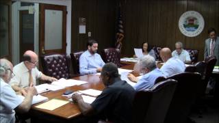 Agenda Setting Meeting of the Elizabeth (NJ) City Council - July 1, 2014