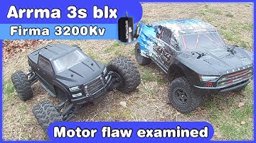 Issue causing Arrma 3s blx motor bearings to fail?