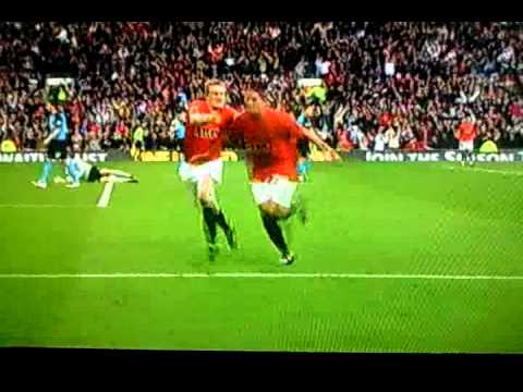 Macheda goal vs Aston Villa - Martin Tyler Commentary!