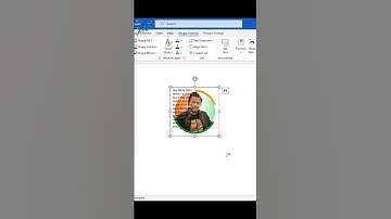How To Insert Image Inside Text Box In Word | Add Image to Text Box in Word | Excel Tips #shorts