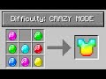 Minecraft but i added a "crazy mode" difficulty..