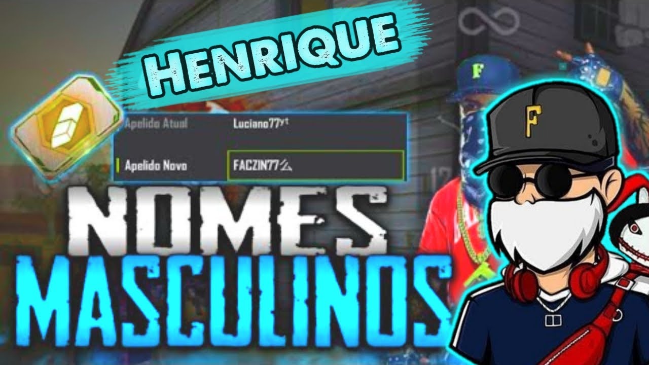 TOP 15 MELHORES NOMES MASCULINOS NO FREE FIRE SÓ NICK TOP!!! :PT5 