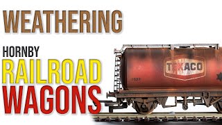 Weathering Model Railway | Hornby Railroad Texaco Tank Wagon