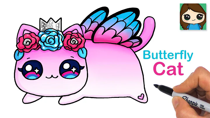 How to Draw Butterfly Cat 🦋 Aphmau Meemeows