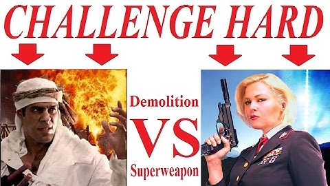🔴 C&C Generals Zero Hour - Challenge Hard - 1 - Demolition vs Superweapon 🔴