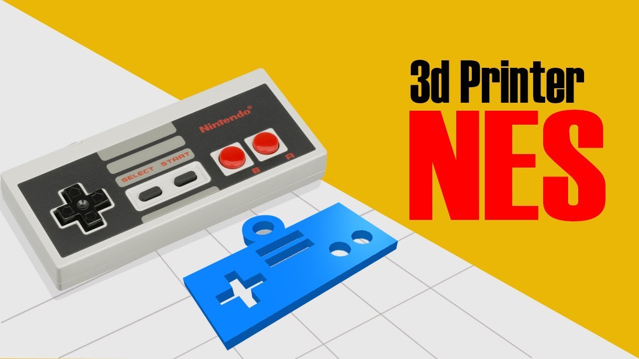 3D Printed NES controller Making