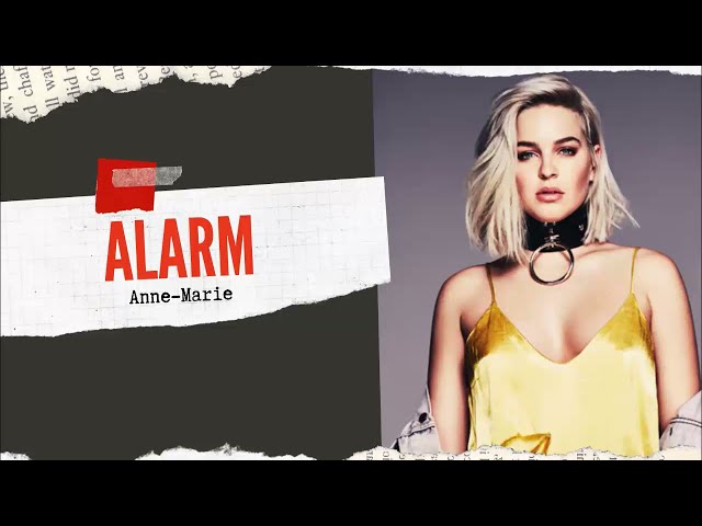 Vietsub | Alarm - Anne Marie | Lyrics Video class=