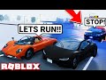 Police Caught Me Going 200mph in My New $3M Pagani! Ends Bad... (Roblox Greenville)