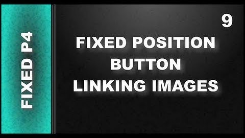 Web Design Tutorials for Xara Web Designer 9 Premium Lesson 125: Fixed Position Button Link part 4