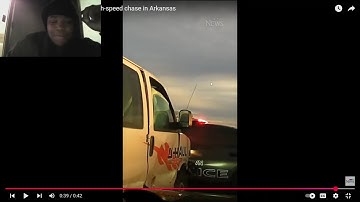 Police Car Flips During Wild High-Speed Chase in Arkansas