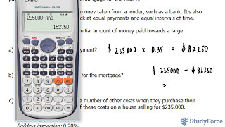 Mortgage Payments and Fees (Question 2)
