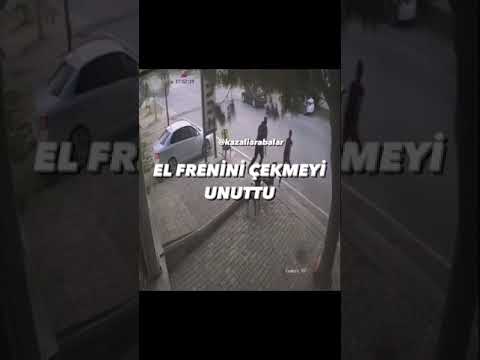 car crash araba kazası #bmw #kaza #car crash #otopark