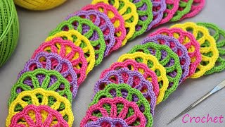 ВЯЖУ КРЮЧКОМ что-то ИНТЕРЕСНОЕ!  Вязание из остатков пряжи  Easy to Crochet pattern for beginners