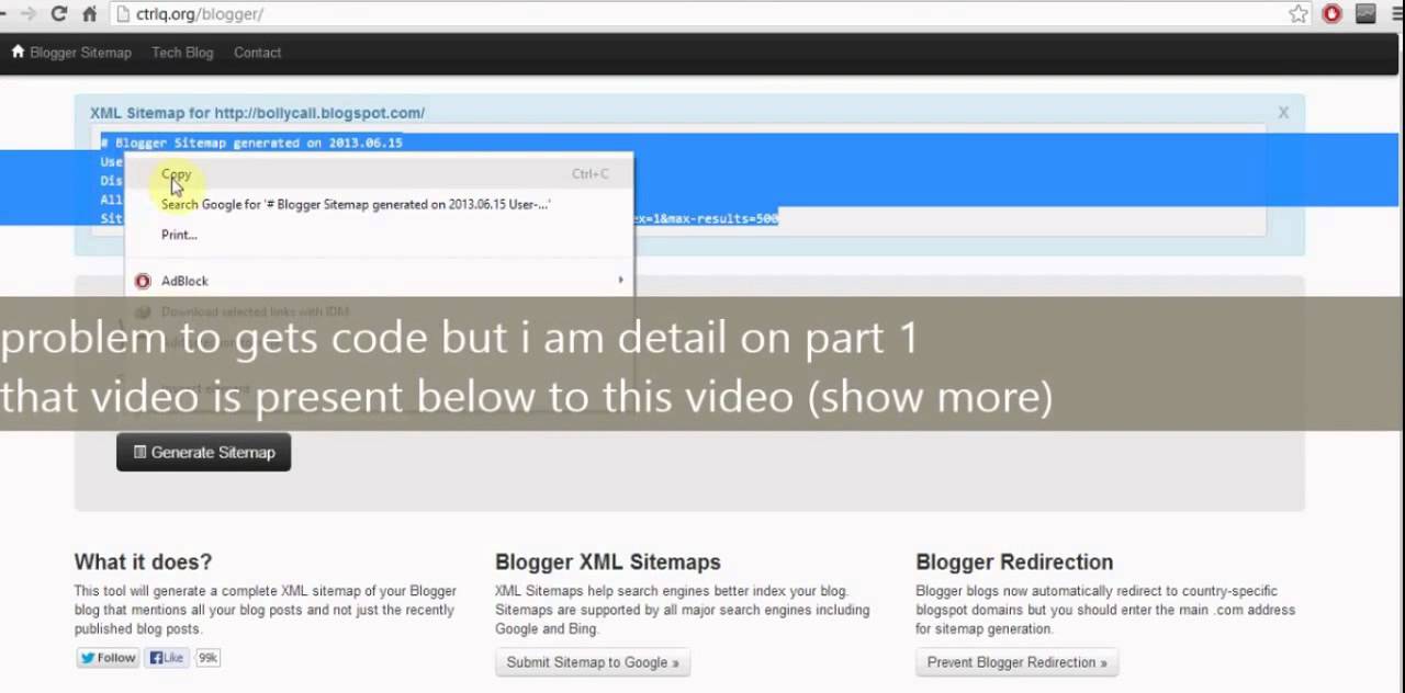 how to enable crawlers and indexing in blogger youtube