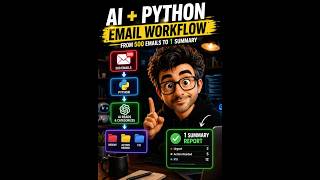 I Stopped Reading 500 Emails #AI #Python #Automation #AIWorkflow #ChatGPT