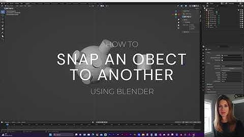 Snap an Object to Another (Face) in Blender