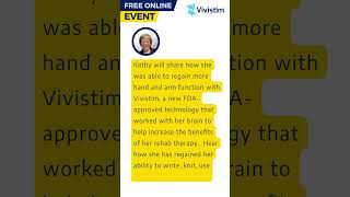 FREE ONLINE EVENT: Vivistim Victories -A Stroke Recovery Journey