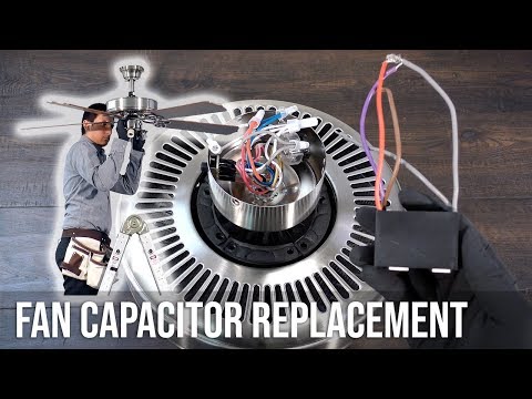 How To Replace The Capacitor In A Ceiling Fan Youtube