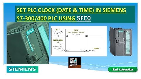 Set CPU Clock Using SFC0 STEP 7 || S7 300/400 || SIEMENS PLC || Easy || Tutorial