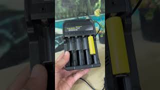 Charger baterai USB lithium 18650 4 Slot Pengisian Daya Cepat #chargerbaterai #casbaterai