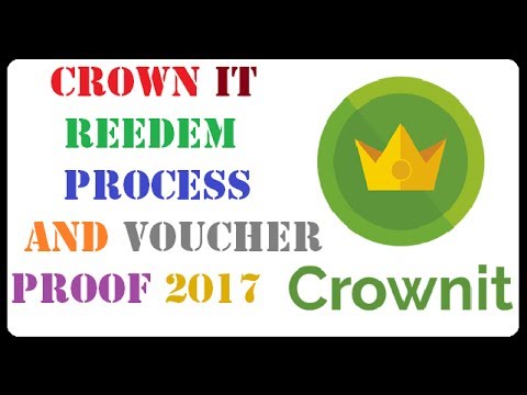 crownit app promo code and full reedem process of voucher proof 2017 (Hindi)