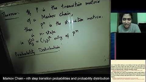 Markov Analysis [n-step transition Matrix && Probability Distribution]