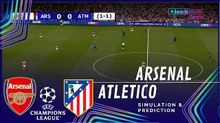 ⚽ Arsenal vs. Atletico Madrid | UEFA Champions League 25/26 🏆 Full match simulation