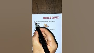 BIBLE QUIZ! #quiz #quizchallenge #bible #jesus #godisgood