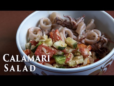 Video: Squid At Prune Salad