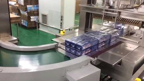 Automatic Sleeve Wrapper And Shrink Tunnel for toothpaste boxes