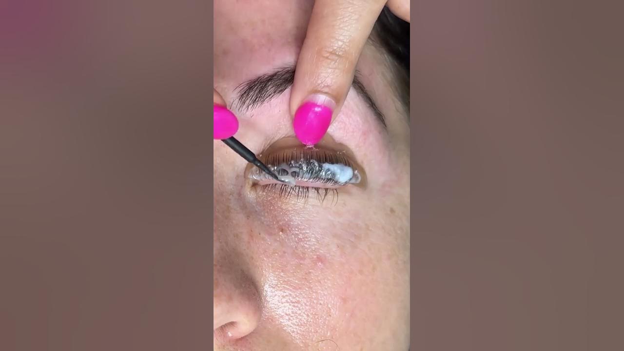 Lash Lift & Tint Time Lapse || Process of Lash Lifting & Tinting #