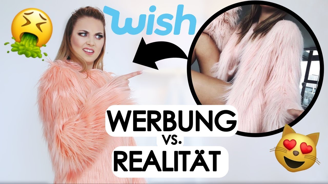WISH FASHION TRY ON HAUL + Werbung vs Realität deutsch