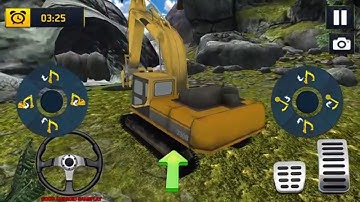 Gold Digger Heavy Excavator Crane Mining - Heavy Machines Mining Android GamePlay FHD