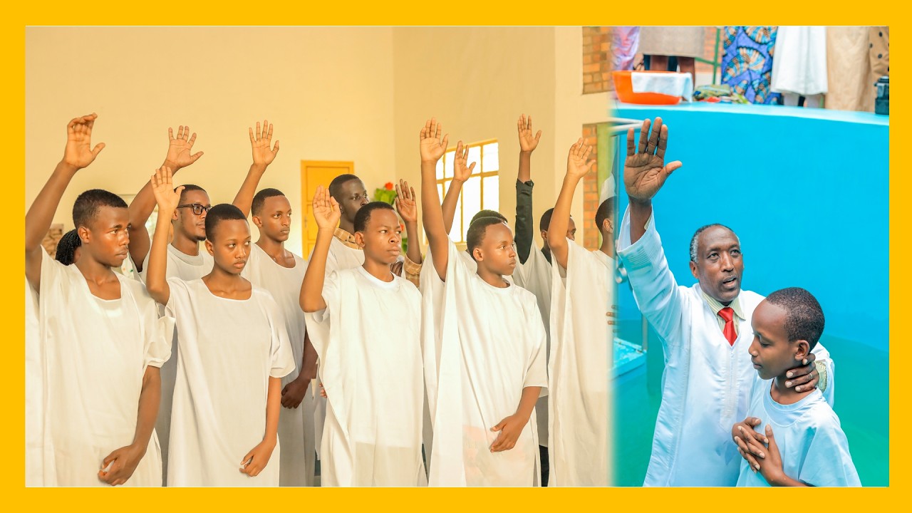 IKIGALI  ABANYESHURI 59 MUKIGO CYA APADE BEMEYE KWIYEGURIRA IMANA BABATIZWA MU MAZI MENSHI