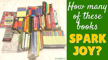 The KonMari Method -- Books (Round 2)