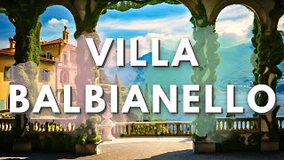 VILLA DEL BALBIANELLO, LAKE COMO, ITALY -  THE AMAZING LUXURIOUS VILLAS, WALKING TOUR [4K]