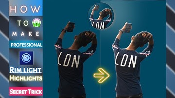 PS Touch Tutorial - Easy Rim light and Highlight Editing 🔥 in ps touch - Secret Trick😱 - Tukai editz