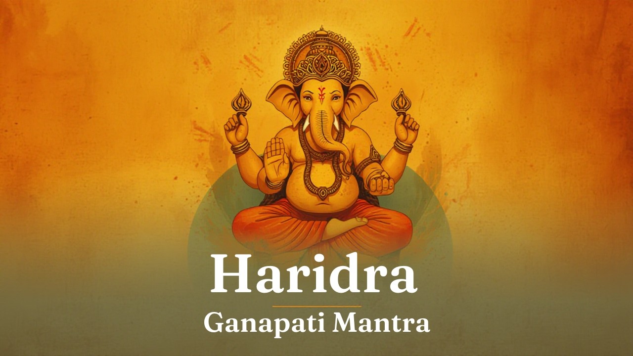 108 Haridra Ganapati Mantra Jaap | Siddhi, Wealth & Positive Energy