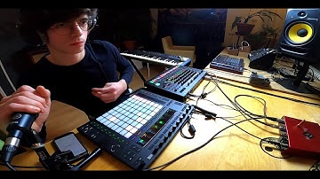 The Question // Ableton Live Session & Looping // Roland TR8s, Ableton Push 2 // Deep Minimal
