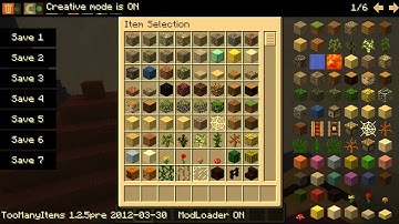 Minecraft Mod Review 1 - Recipe Book & Too Many Items