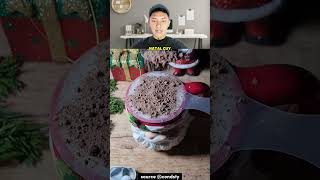 Challenge Melukis Pohon Natal Di Atas Kopi #shorts